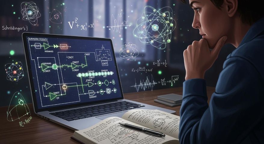 first quantum computing program